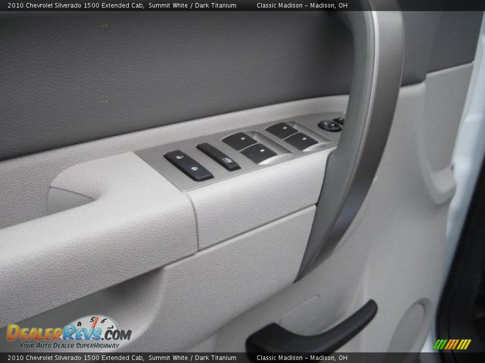 2010 Chevrolet Silverado 1500 Extended Cab Summit White / Dark Titanium Photo #7