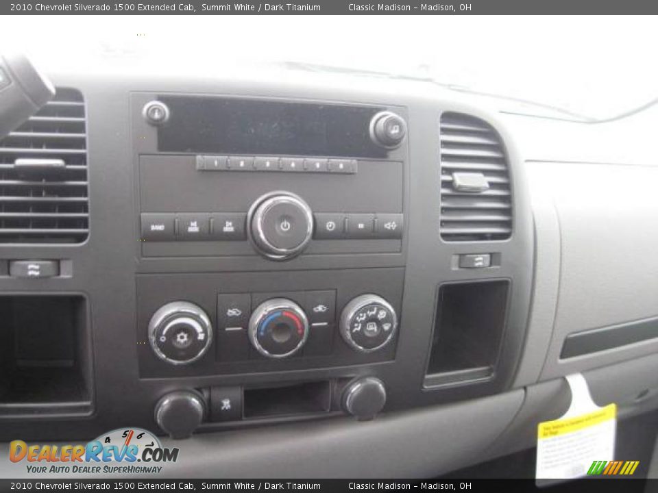 2010 Chevrolet Silverado 1500 Extended Cab Summit White / Dark Titanium Photo #8