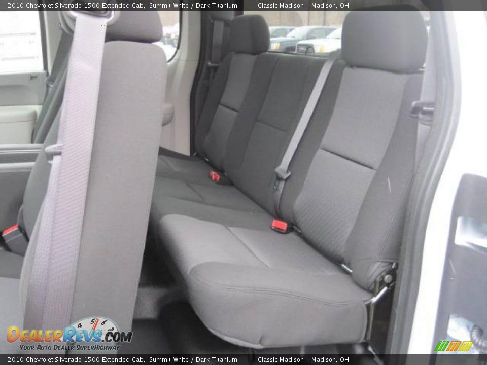 2010 Chevrolet Silverado 1500 Extended Cab Summit White / Dark Titanium Photo #10
