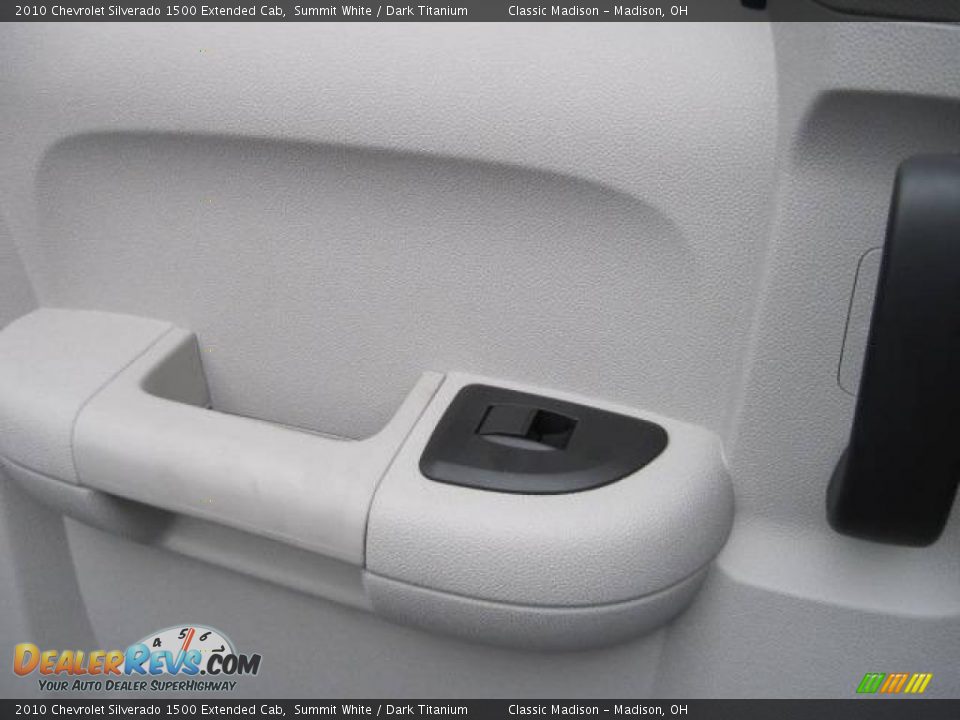 2010 Chevrolet Silverado 1500 Extended Cab Summit White / Dark Titanium Photo #11
