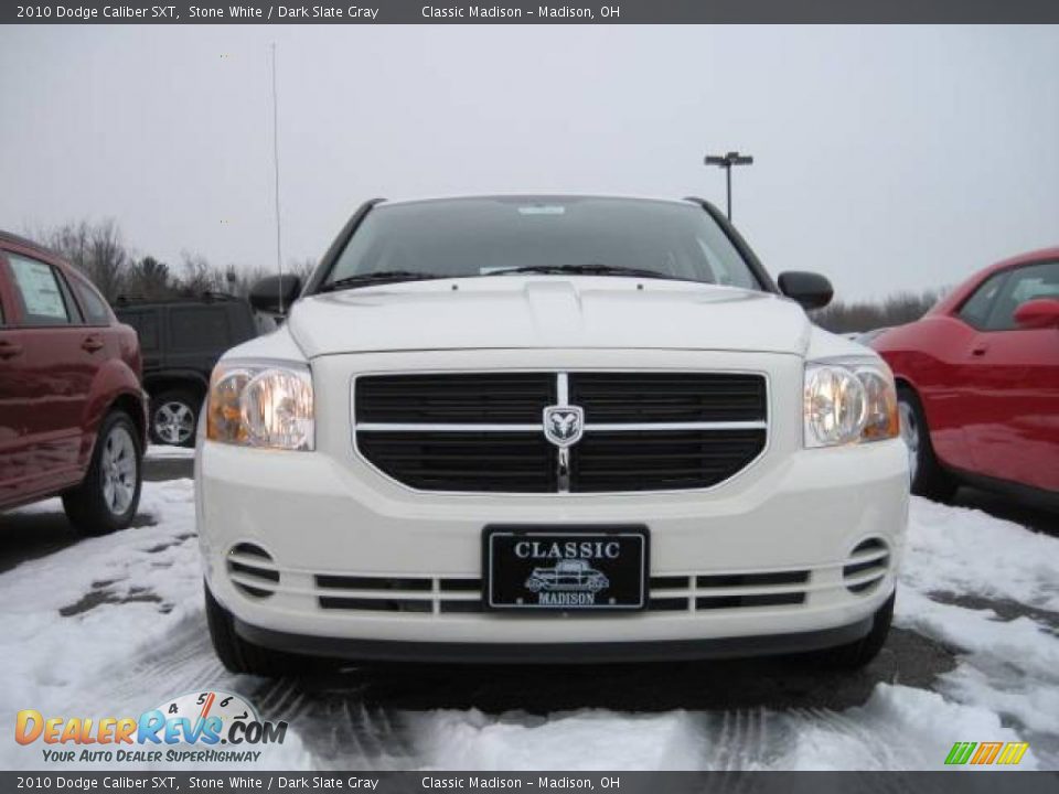 2010 Dodge Caliber SXT Stone White / Dark Slate Gray Photo #2