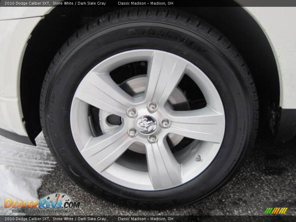 2010 Dodge Caliber SXT Stone White / Dark Slate Gray Photo #10