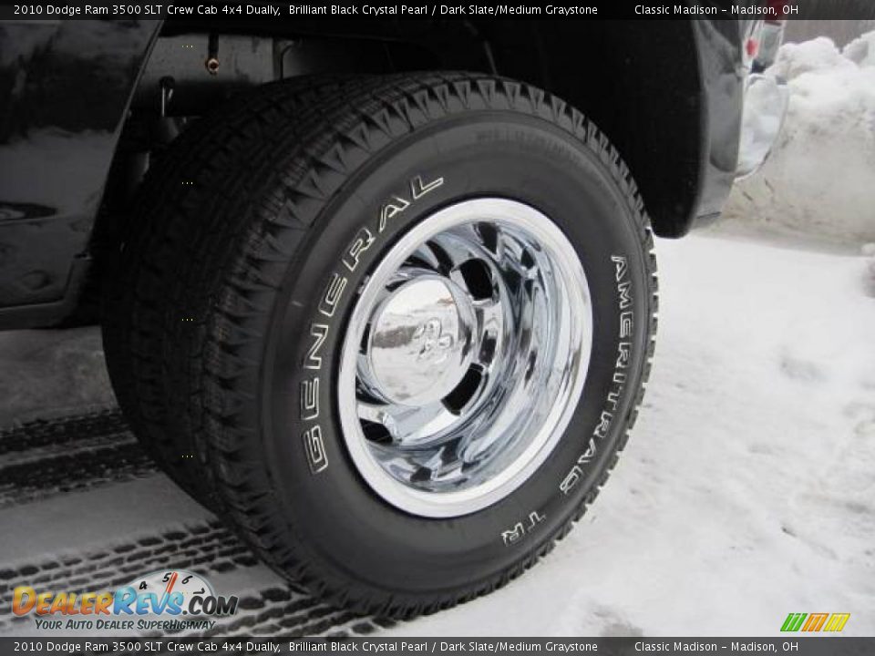 2010 Dodge Ram 3500 SLT Crew Cab 4x4 Dually Brilliant Black Crystal Pearl / Dark Slate/Medium Graystone Photo #5