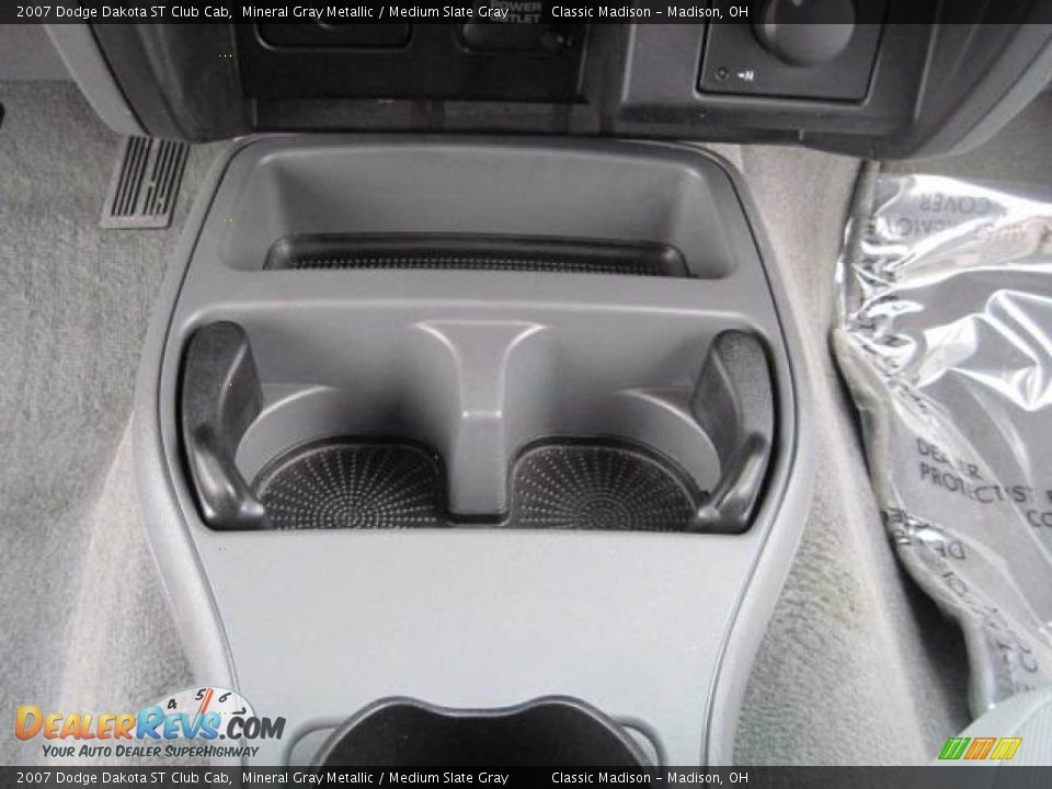2007 Dodge Dakota ST Club Cab Mineral Gray Metallic / Medium Slate Gray Photo #23