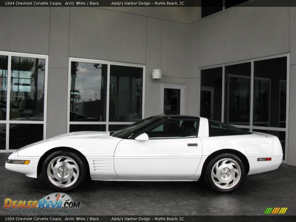1994 Chevrolet Corvette Coupe Arctic White / Black Photo #5