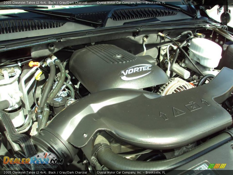 2005 Chevrolet Tahoe LS 4x4 Black / Gray/Dark Charcoal Photo #18