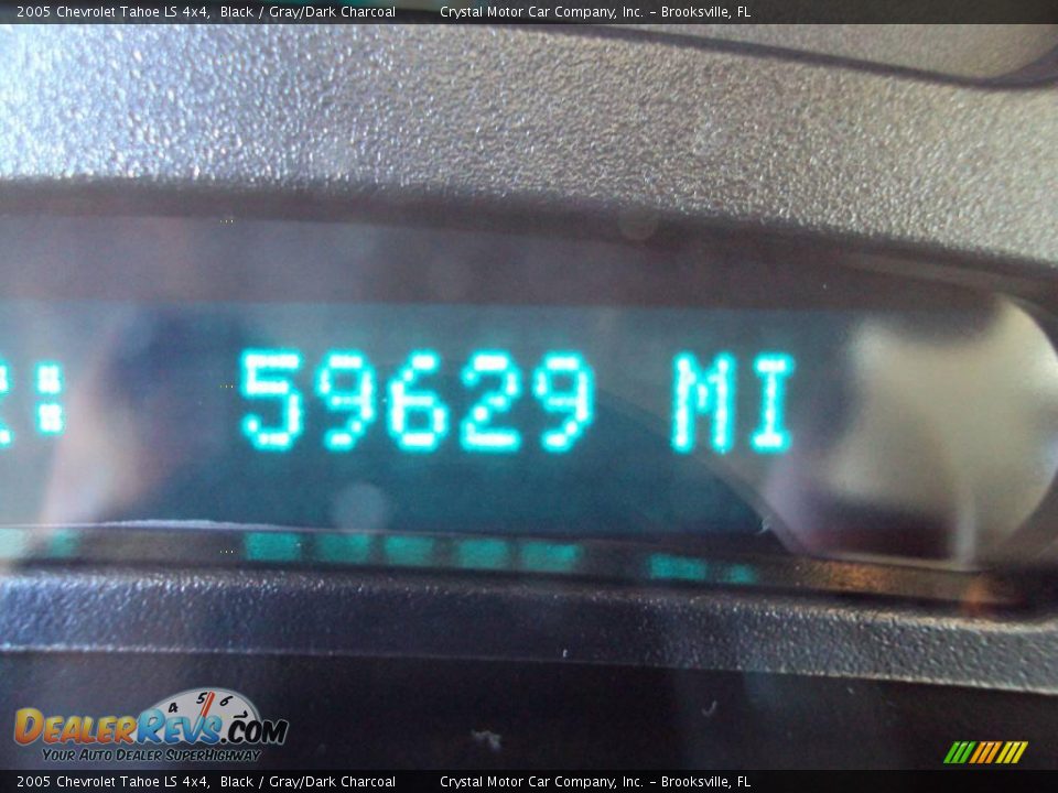 2005 Chevrolet Tahoe LS 4x4 Black / Gray/Dark Charcoal Photo #20