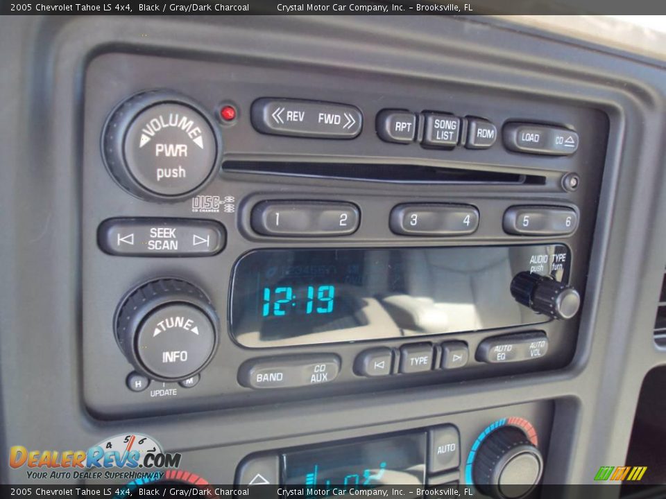 2005 Chevrolet Tahoe LS 4x4 Black / Gray/Dark Charcoal Photo #21