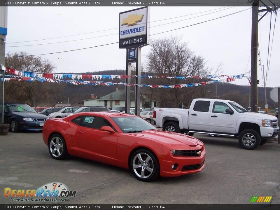 2010 Chevrolet Camaro SS Coupe Summit White / Black Photo #4