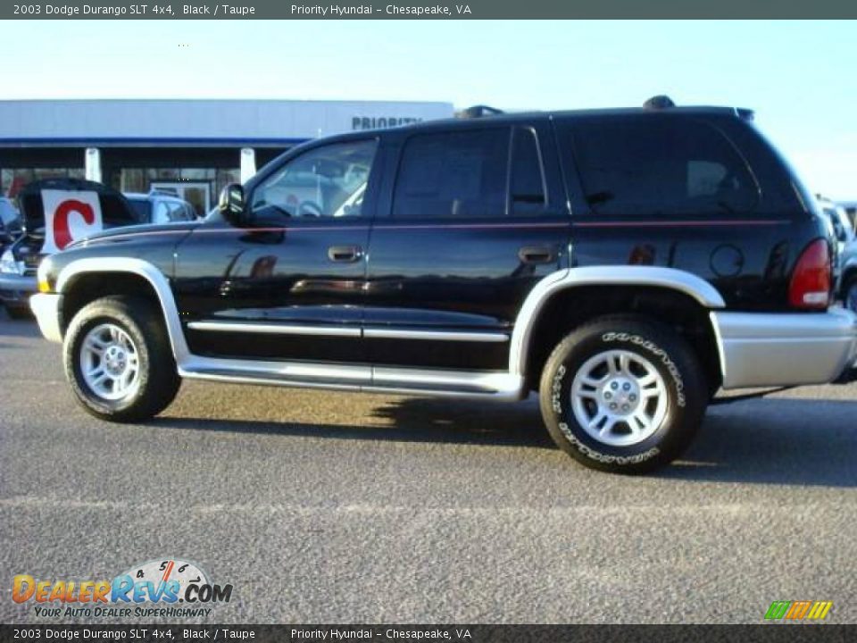 2003 Dodge Durango SLT 4x4 Black / Taupe Photo #3
