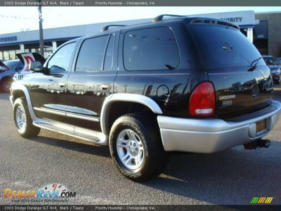 2003 Dodge Durango SLT 4x4 Black / Taupe Photo #4