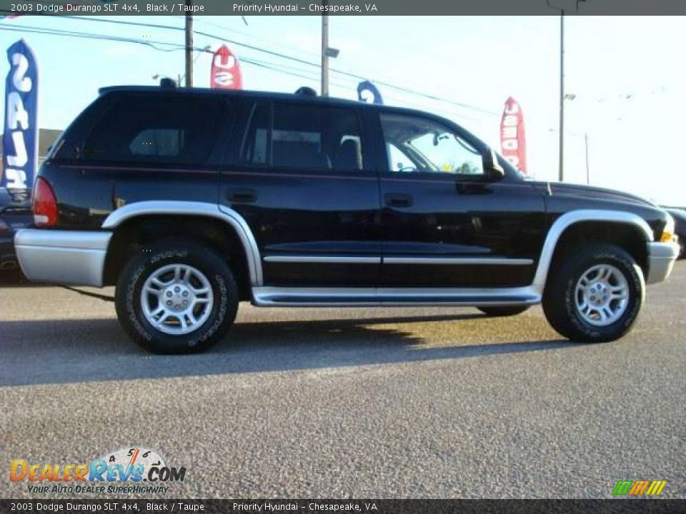 2003 Dodge Durango SLT 4x4 Black / Taupe Photo #5
