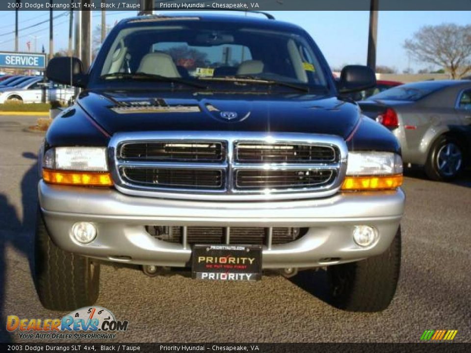 2003 Dodge Durango SLT 4x4 Black / Taupe Photo #7