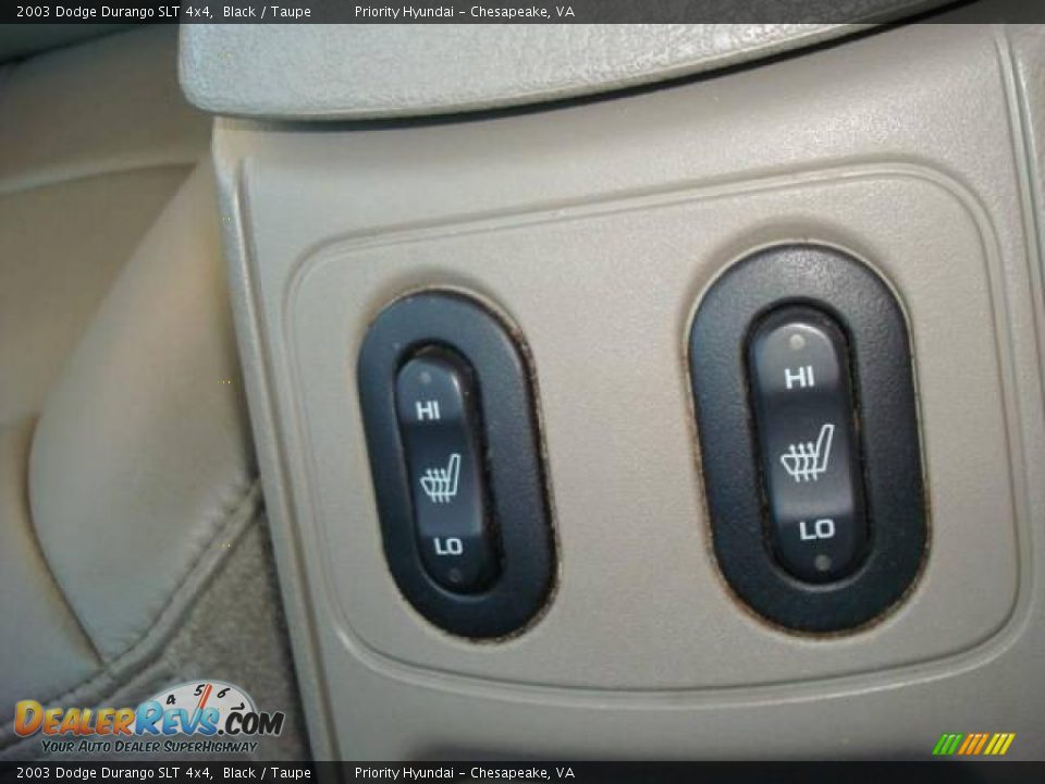 2003 Dodge Durango SLT 4x4 Black / Taupe Photo #15