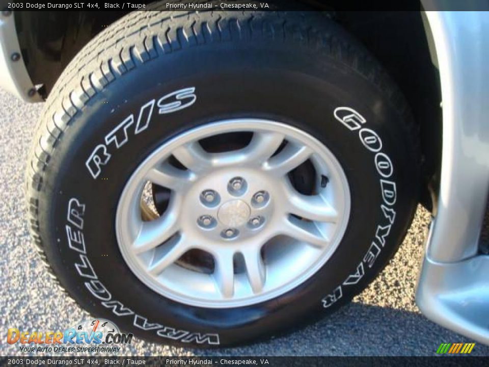 2003 Dodge Durango SLT 4x4 Black / Taupe Photo #17