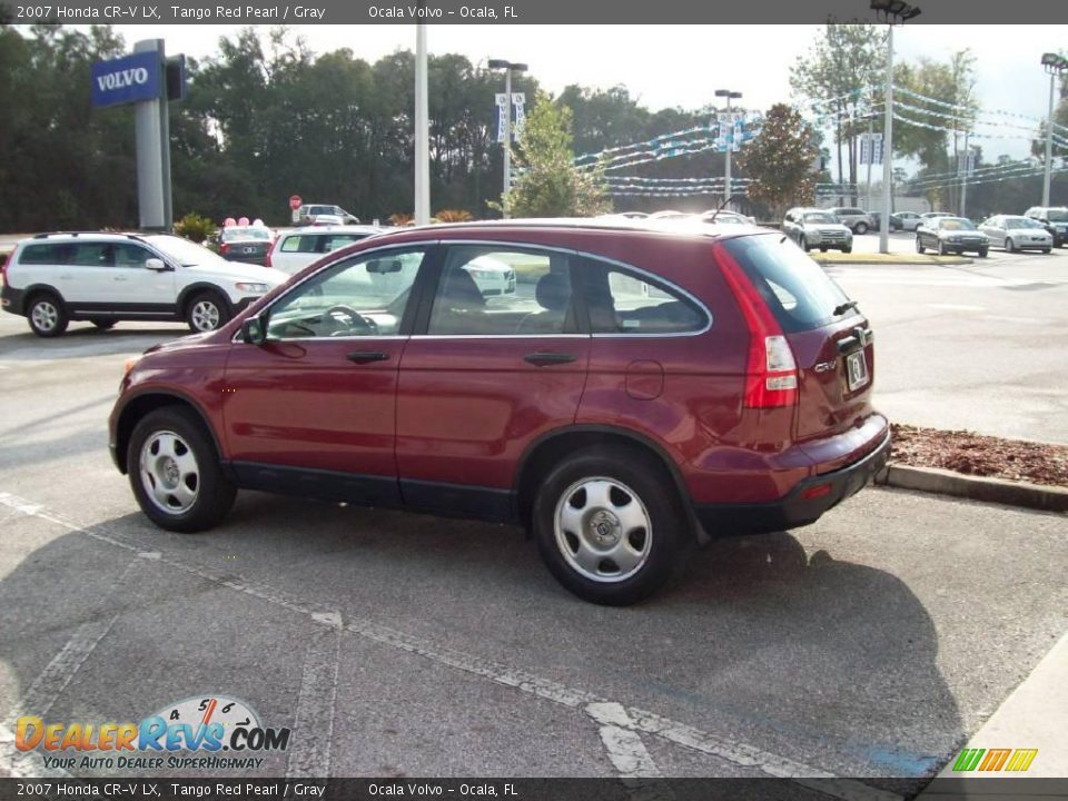 2007 Honda CR-V LX Tango Red Pearl / Gray Photo #6