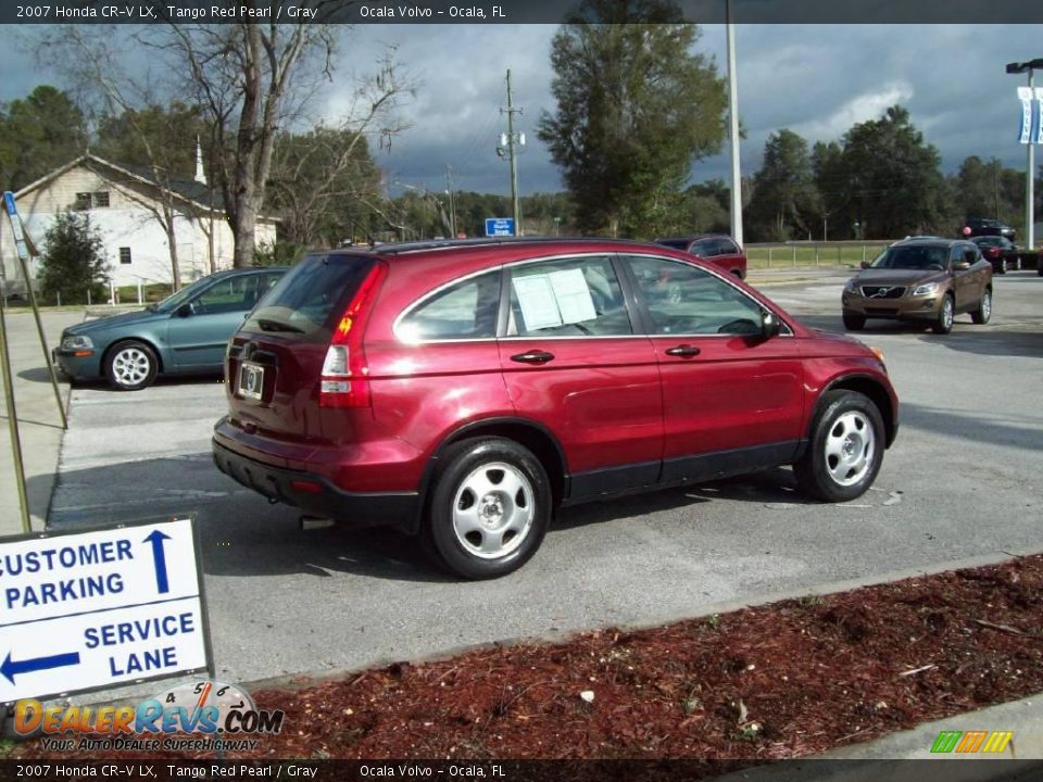 2007 Honda CR-V LX Tango Red Pearl / Gray Photo #9