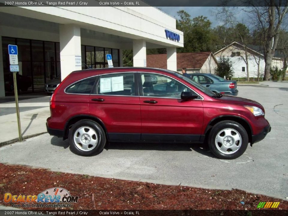 2007 Honda CR-V LX Tango Red Pearl / Gray Photo #10