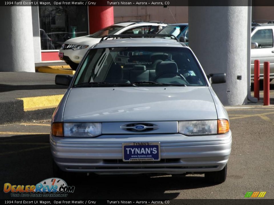 1994 Ford Escort LX Wagon Opal Frost Metallic / Grey Photo #2