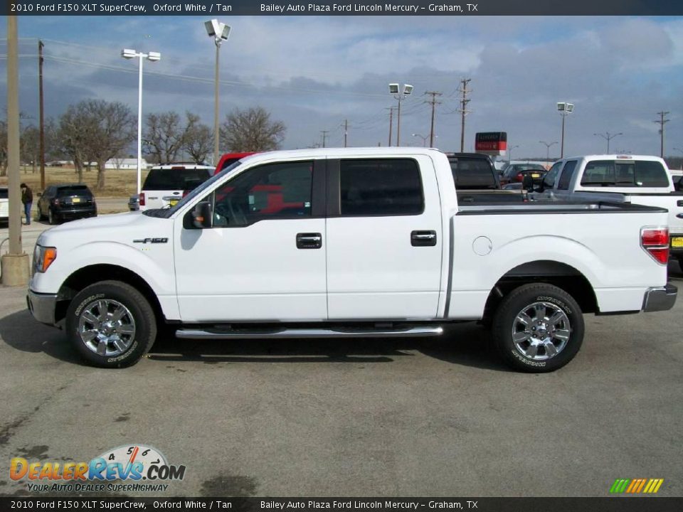 2010 Ford F150 XLT SuperCrew Oxford White / Tan Photo #2