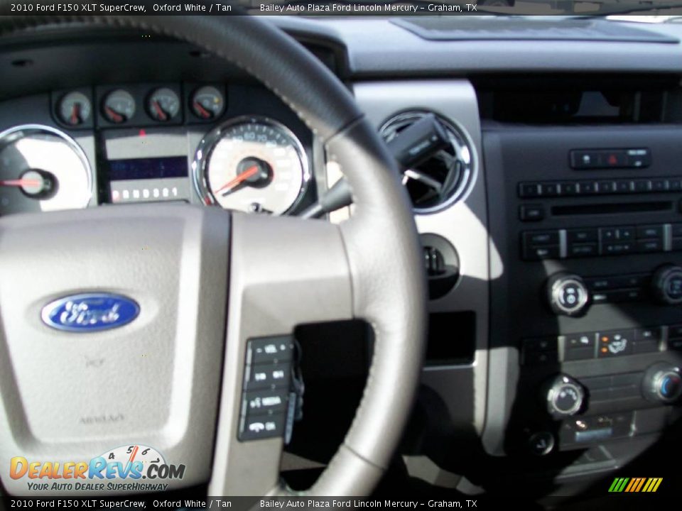 2010 Ford F150 XLT SuperCrew Oxford White / Tan Photo #3