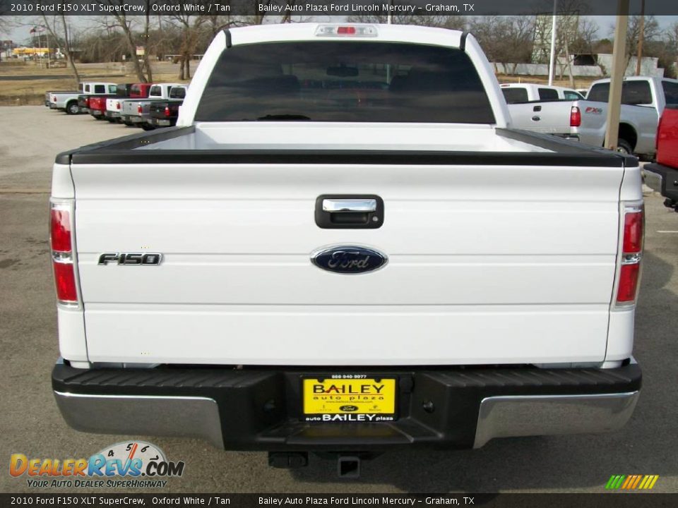 2010 Ford F150 XLT SuperCrew Oxford White / Tan Photo #5