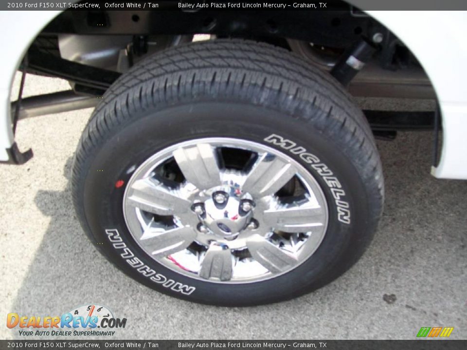 2010 Ford F150 XLT SuperCrew Oxford White / Tan Photo #7