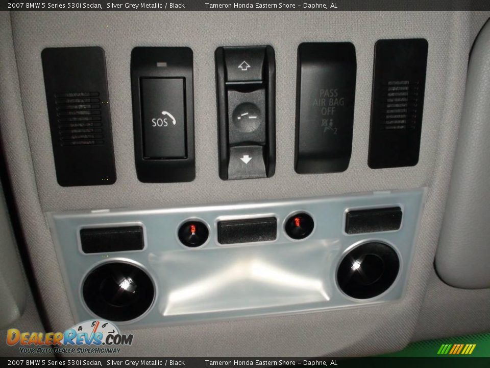 2007 BMW 5 Series 530i Sedan Silver Grey Metallic / Black Photo #18