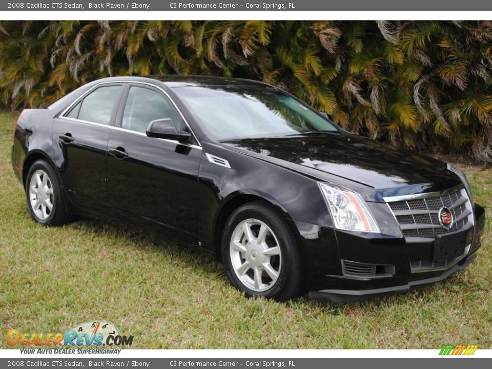 2008 Cadillac CTS Sedan Black Raven / Ebony Photo #3