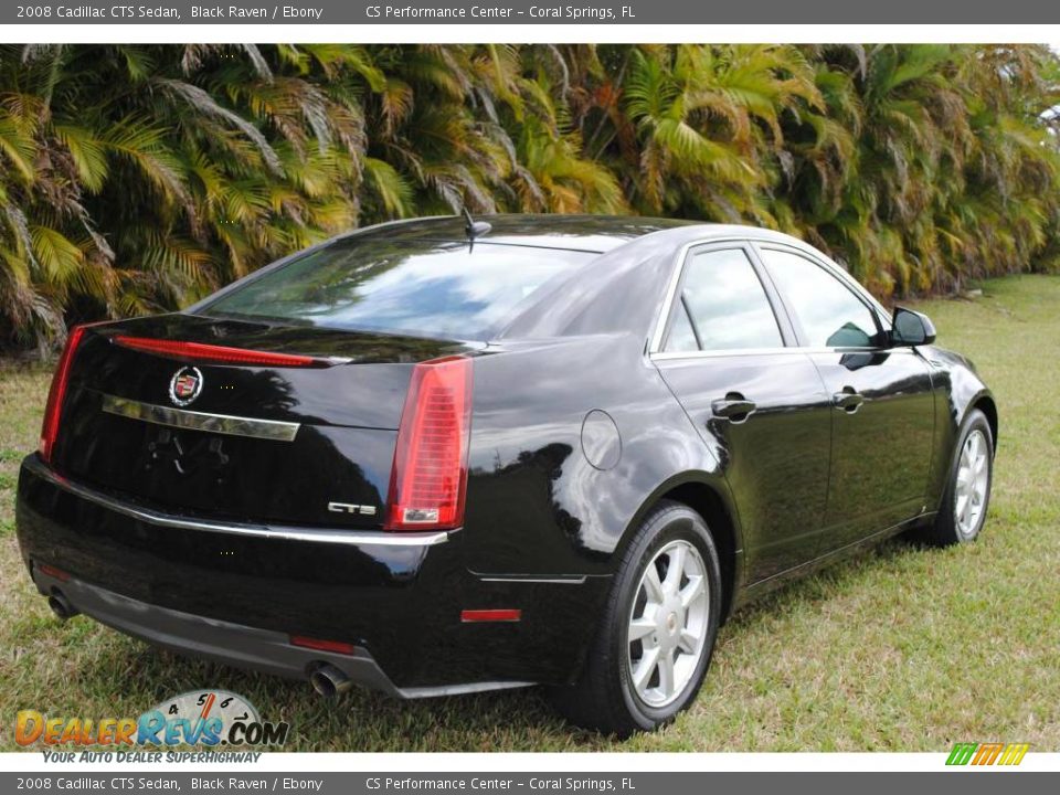 2008 Cadillac CTS Sedan Black Raven / Ebony Photo #6