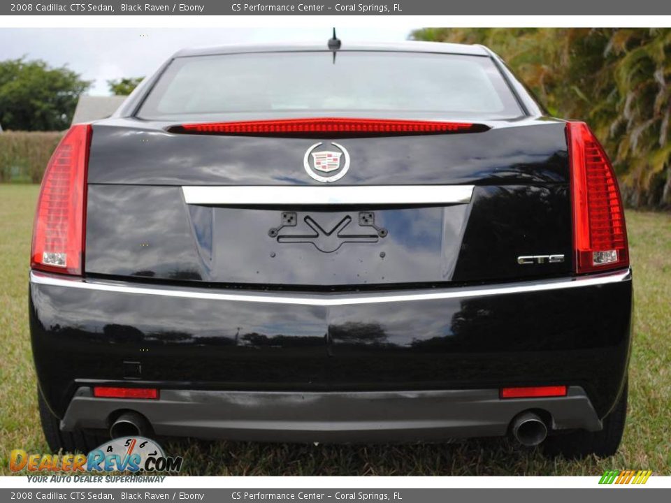 2008 Cadillac CTS Sedan Black Raven / Ebony Photo #9