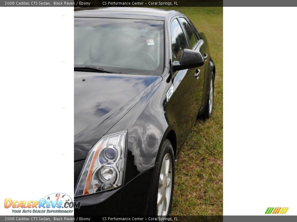 2008 Cadillac CTS Sedan Black Raven / Ebony Photo #12