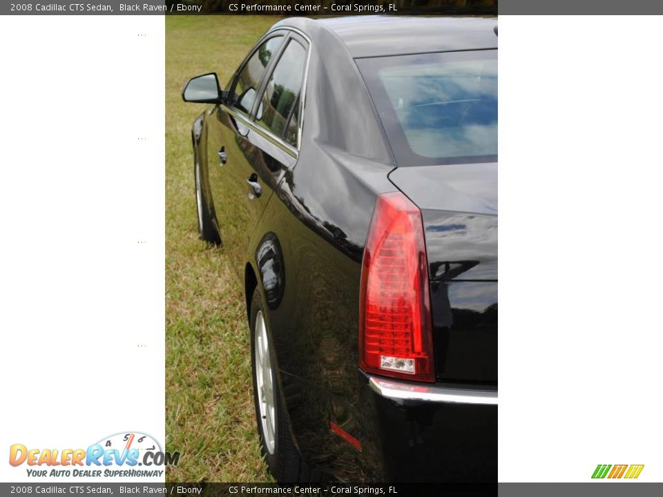 2008 Cadillac CTS Sedan Black Raven / Ebony Photo #13