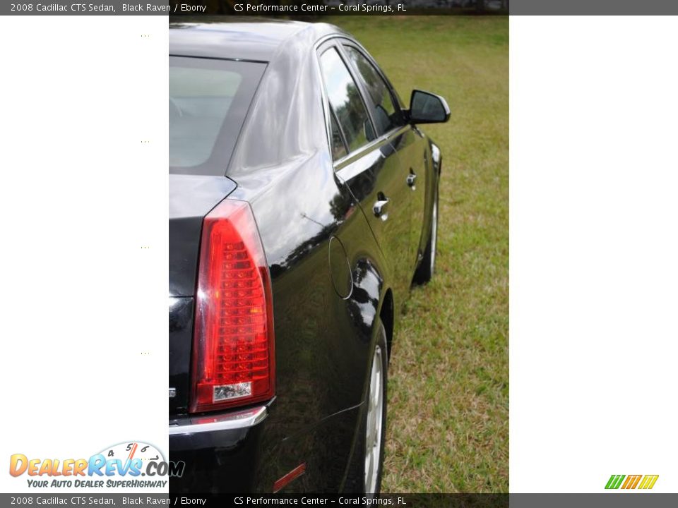 2008 Cadillac CTS Sedan Black Raven / Ebony Photo #14