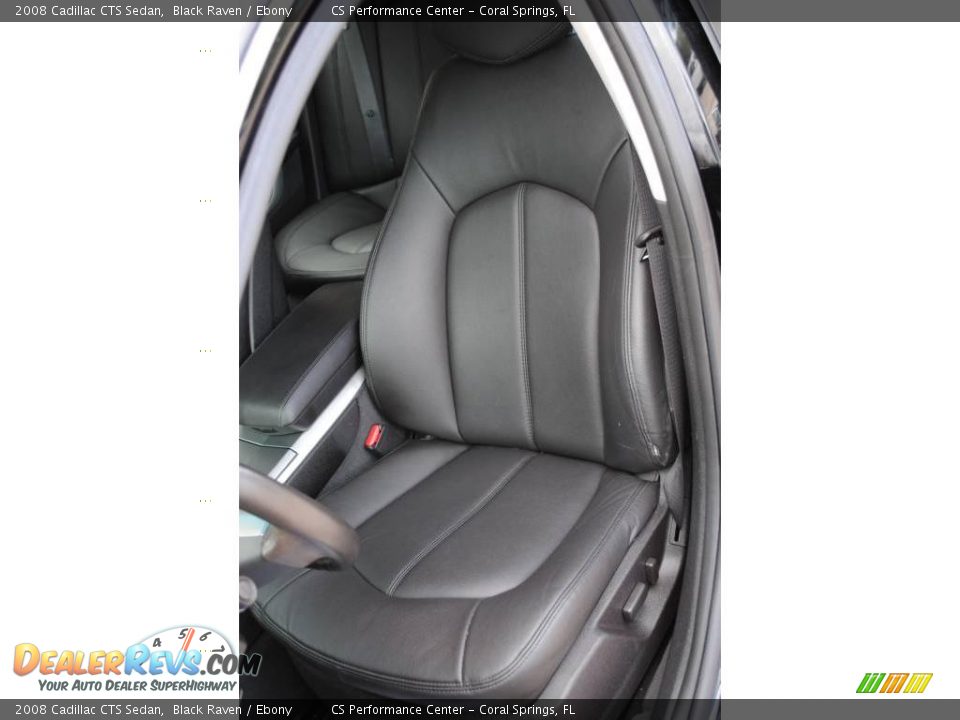 2008 Cadillac CTS Sedan Black Raven / Ebony Photo #16