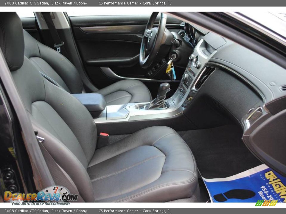 2008 Cadillac CTS Sedan Black Raven / Ebony Photo #17