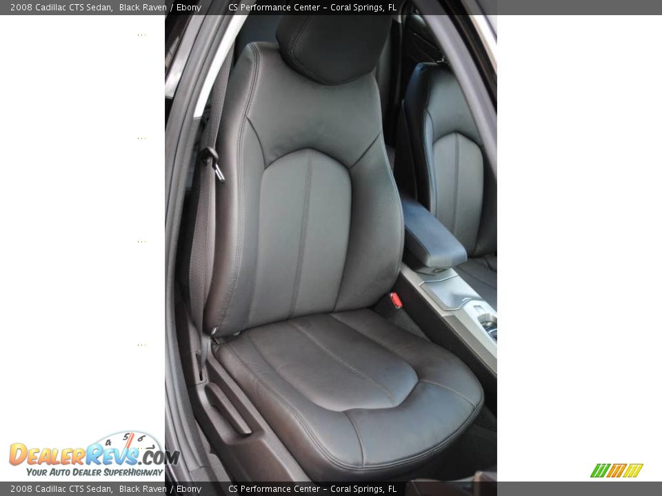 2008 Cadillac CTS Sedan Black Raven / Ebony Photo #18