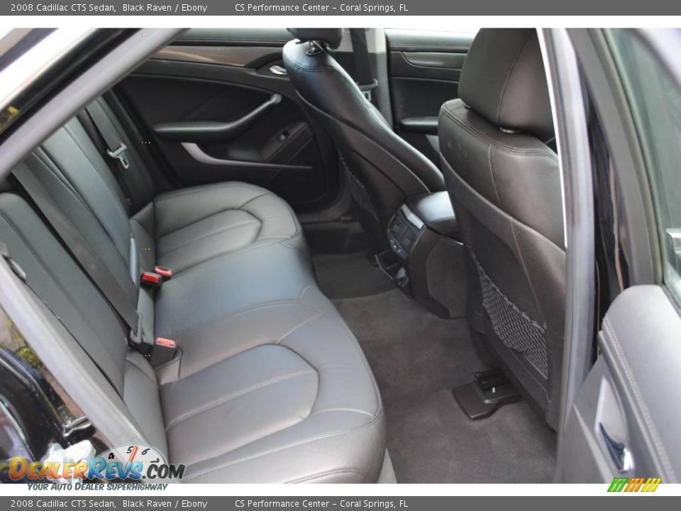 2008 Cadillac CTS Sedan Black Raven / Ebony Photo #19