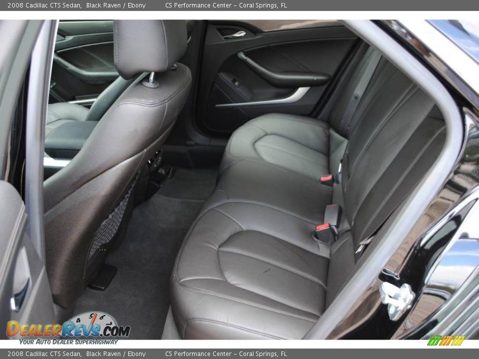 2008 Cadillac CTS Sedan Black Raven / Ebony Photo #20