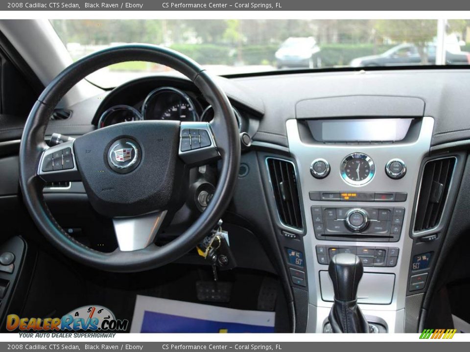 2008 Cadillac CTS Sedan Black Raven / Ebony Photo #21