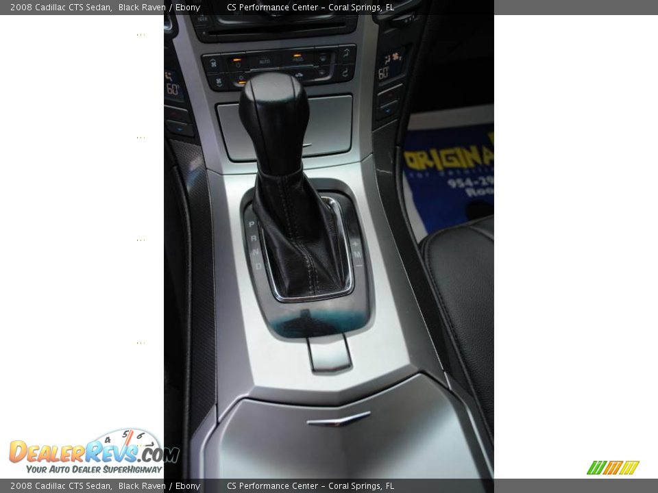 2008 Cadillac CTS Sedan Black Raven / Ebony Photo #23