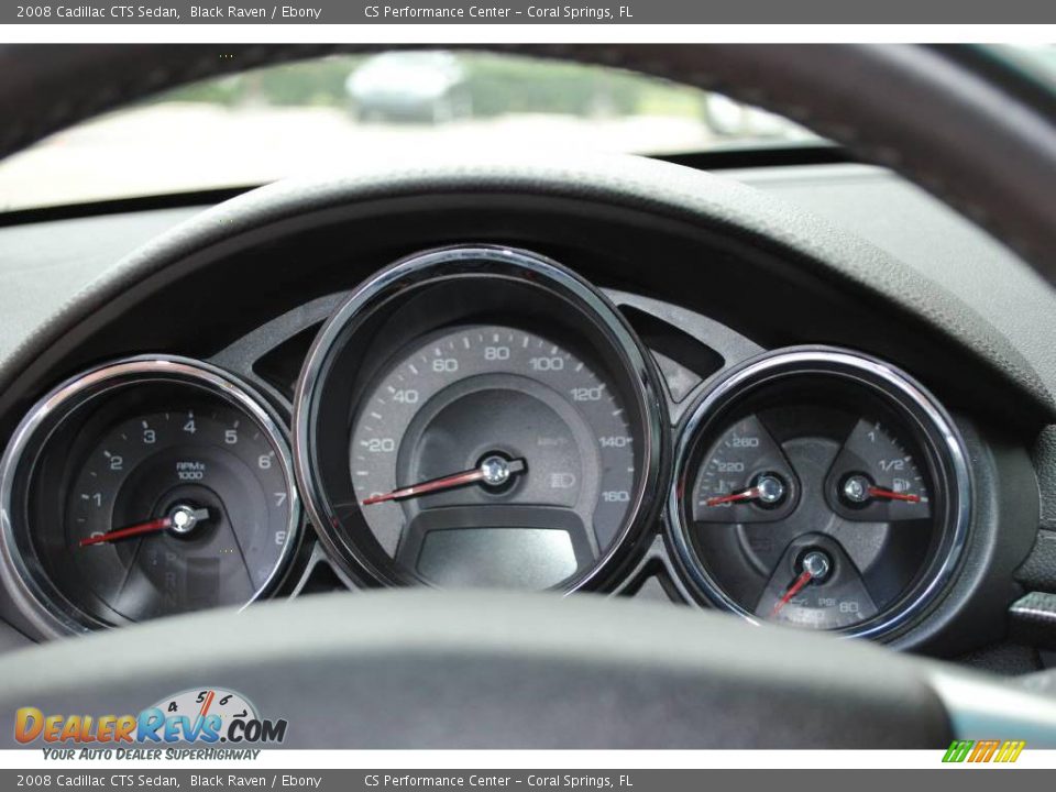 2008 Cadillac CTS Sedan Black Raven / Ebony Photo #24