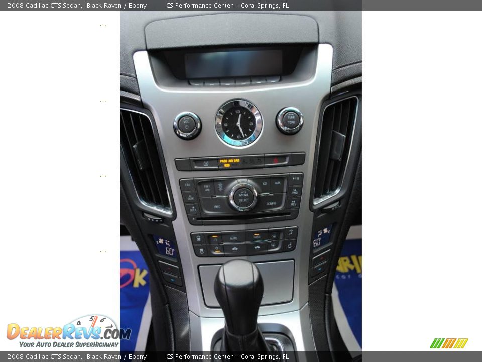2008 Cadillac CTS Sedan Black Raven / Ebony Photo #25