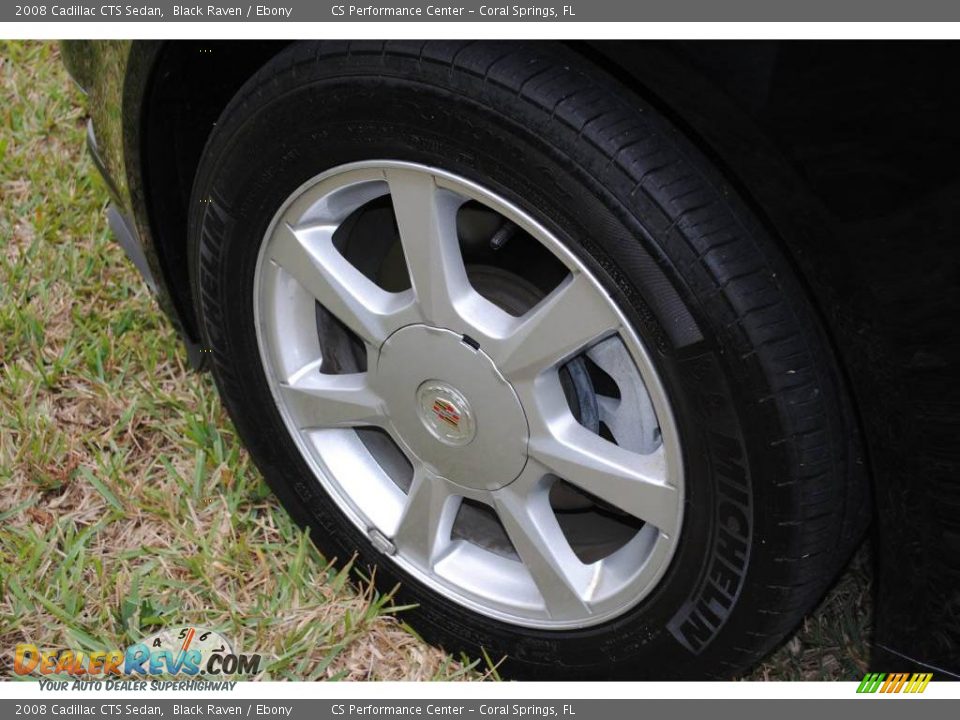 2008 Cadillac CTS Sedan Black Raven / Ebony Photo #30
