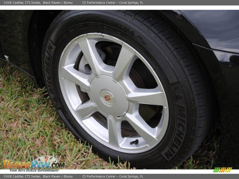 2008 Cadillac CTS Sedan Black Raven / Ebony Photo #31