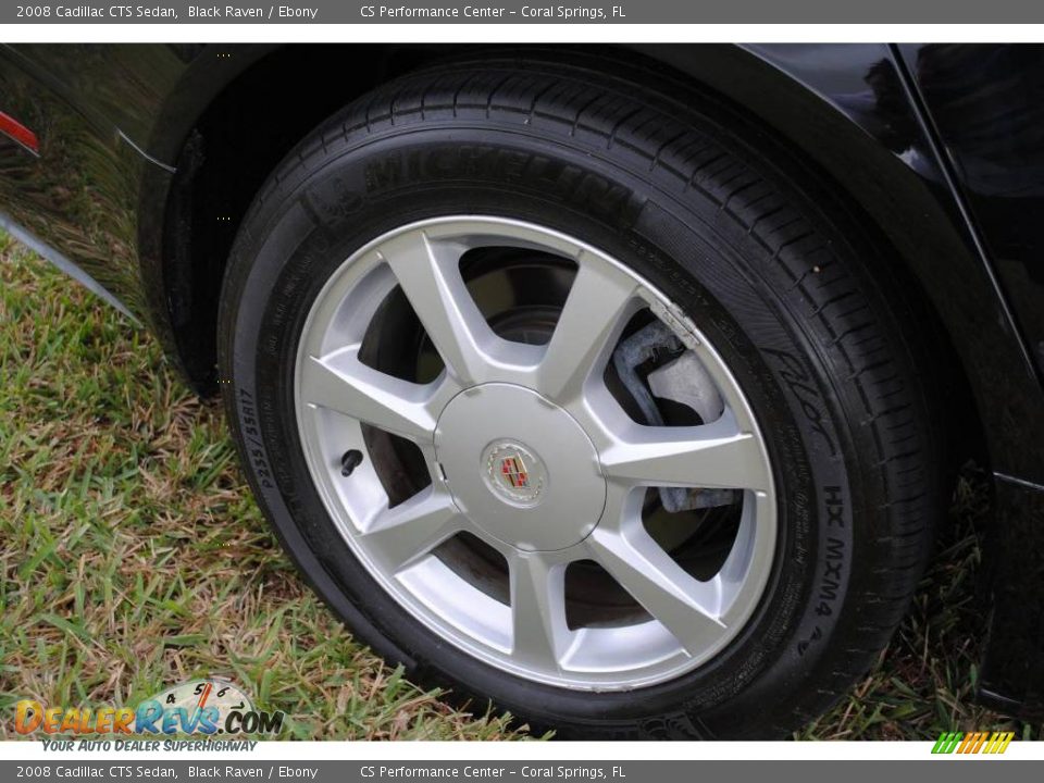 2008 Cadillac CTS Sedan Black Raven / Ebony Photo #32