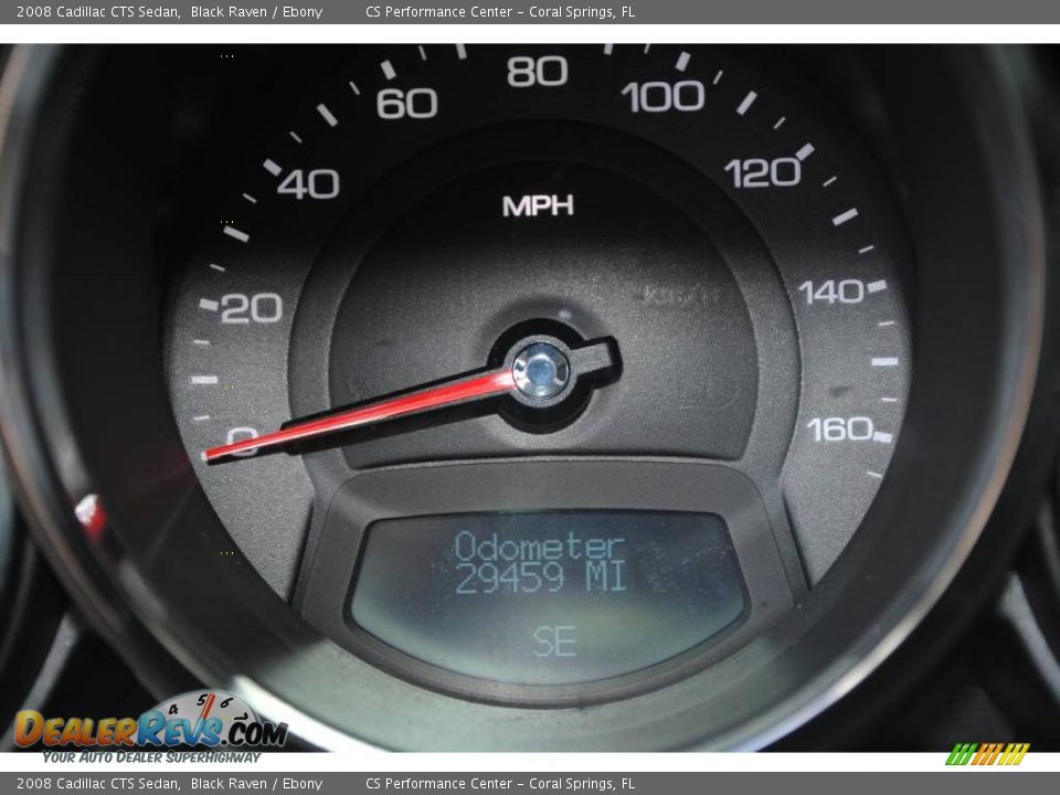 2008 Cadillac CTS Sedan Black Raven / Ebony Photo #33