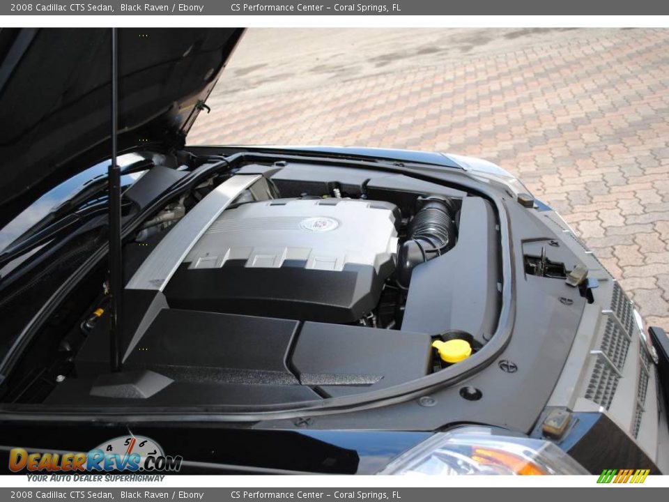 2008 Cadillac CTS Sedan Black Raven / Ebony Photo #36