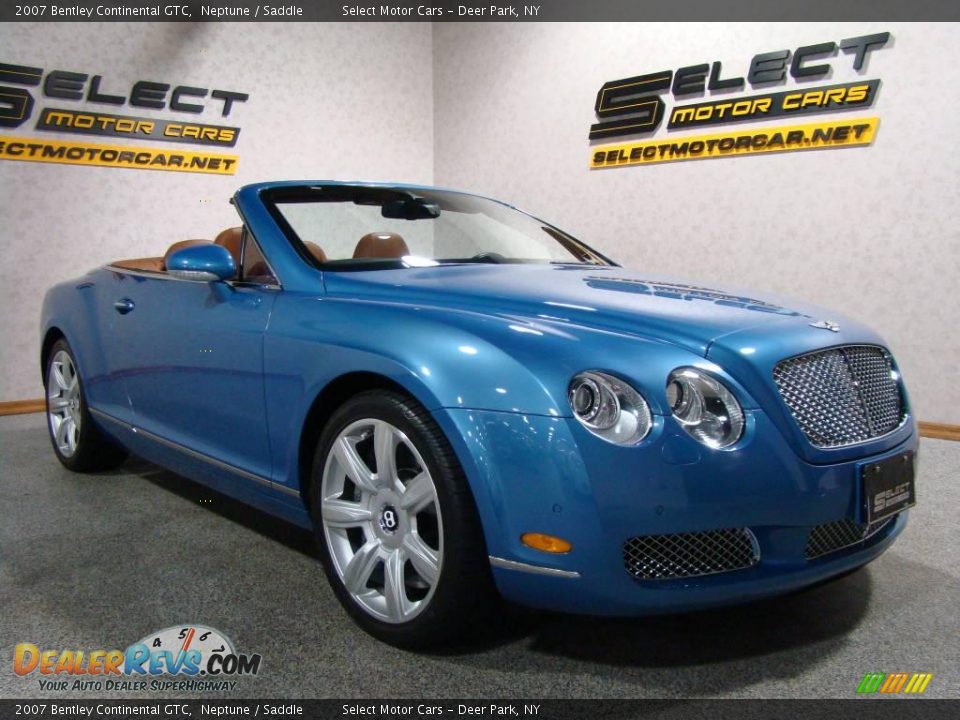 2007 Bentley Continental GTC Neptune / Saddle Photo #3
