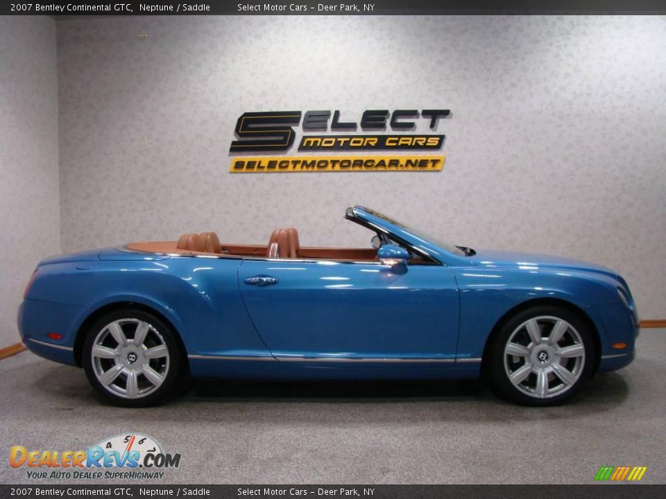2007 Bentley Continental GTC Neptune / Saddle Photo #4